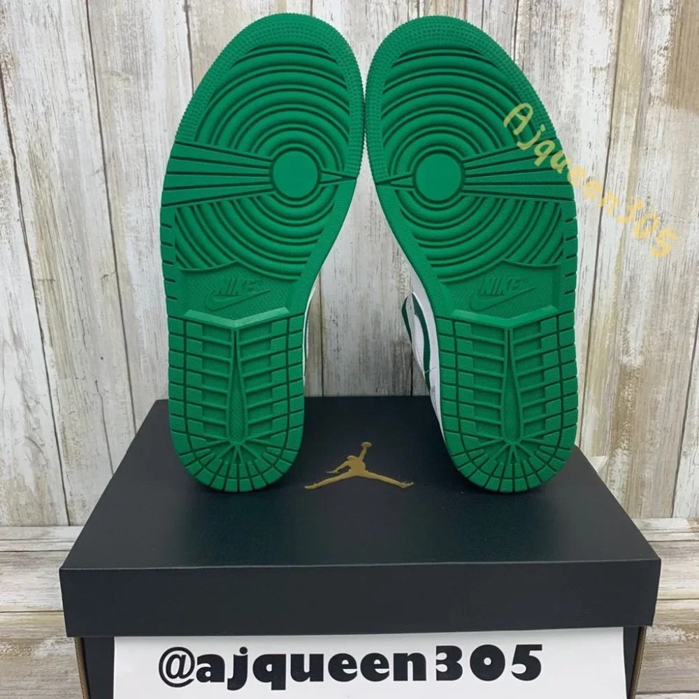 Air Jordan 1 Mid Smoke Grey Green - Picture 6 of 6